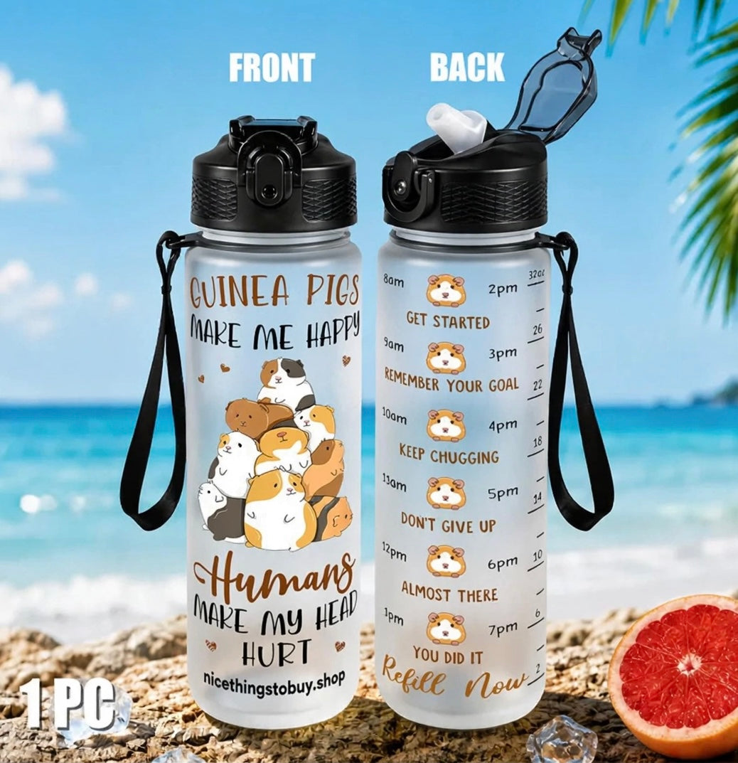 Guinea pig themed drinks bottle for human!