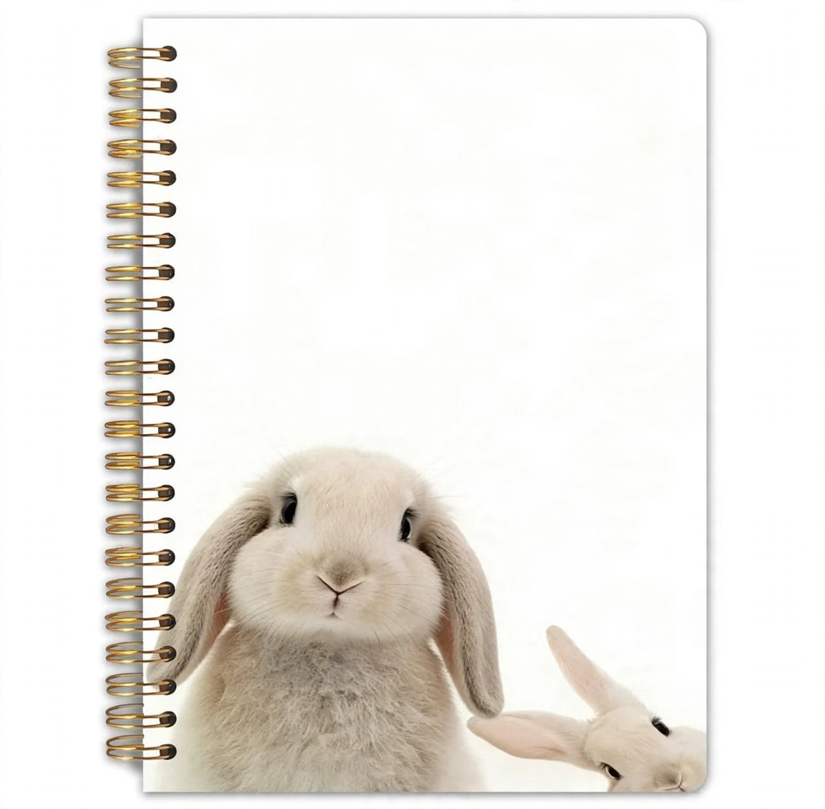 Spiral bound Notebook with cute Bunny design