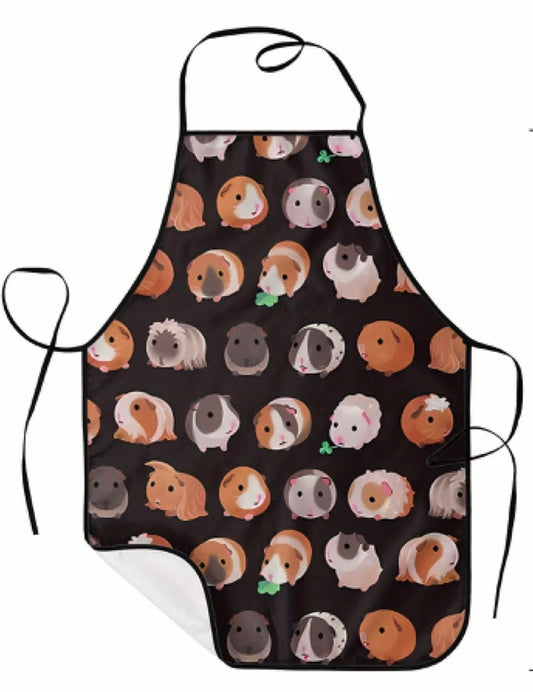 Guinea pig design Apron Unisex Adult One Size