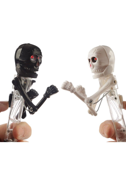 White Skull Boxing Pen with Light Up Eyes