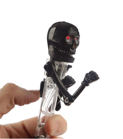 Black Skull Boxing Pen with Light Up Eyes