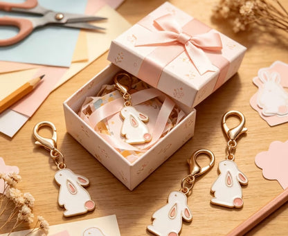 Cute Rabbit Key Ring